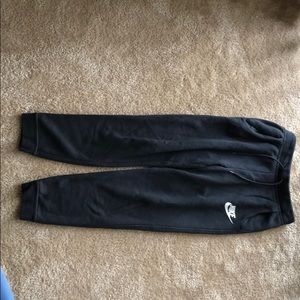 Black nike joggers